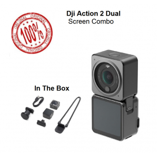 Dji Action 2 Dual Screen Combo - Dji Action 2 Dual Screen Combo Original Garansi Resmi - New Display